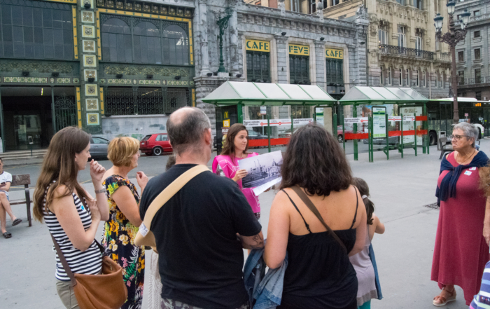 Visita a estación de La Concordia Open House Bilbao.