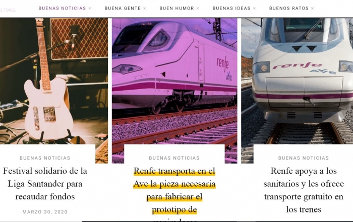 Hay luz al final del túnel web Renfe